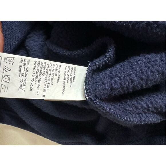 IZOD Women's Blue Quarter Zip Long Sleeve Sweatshirt Size XXL - Picture 5 of 8